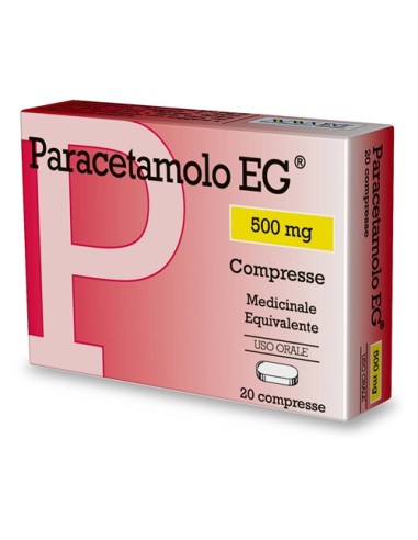 PARACETAMOLO EG 20CPR 500MG