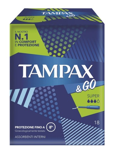TAMPAX&GO SUPER 18PZ