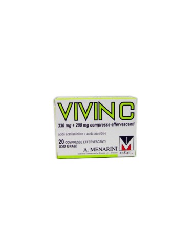 VIVIN C 20CPR EFF 330MG+200MG