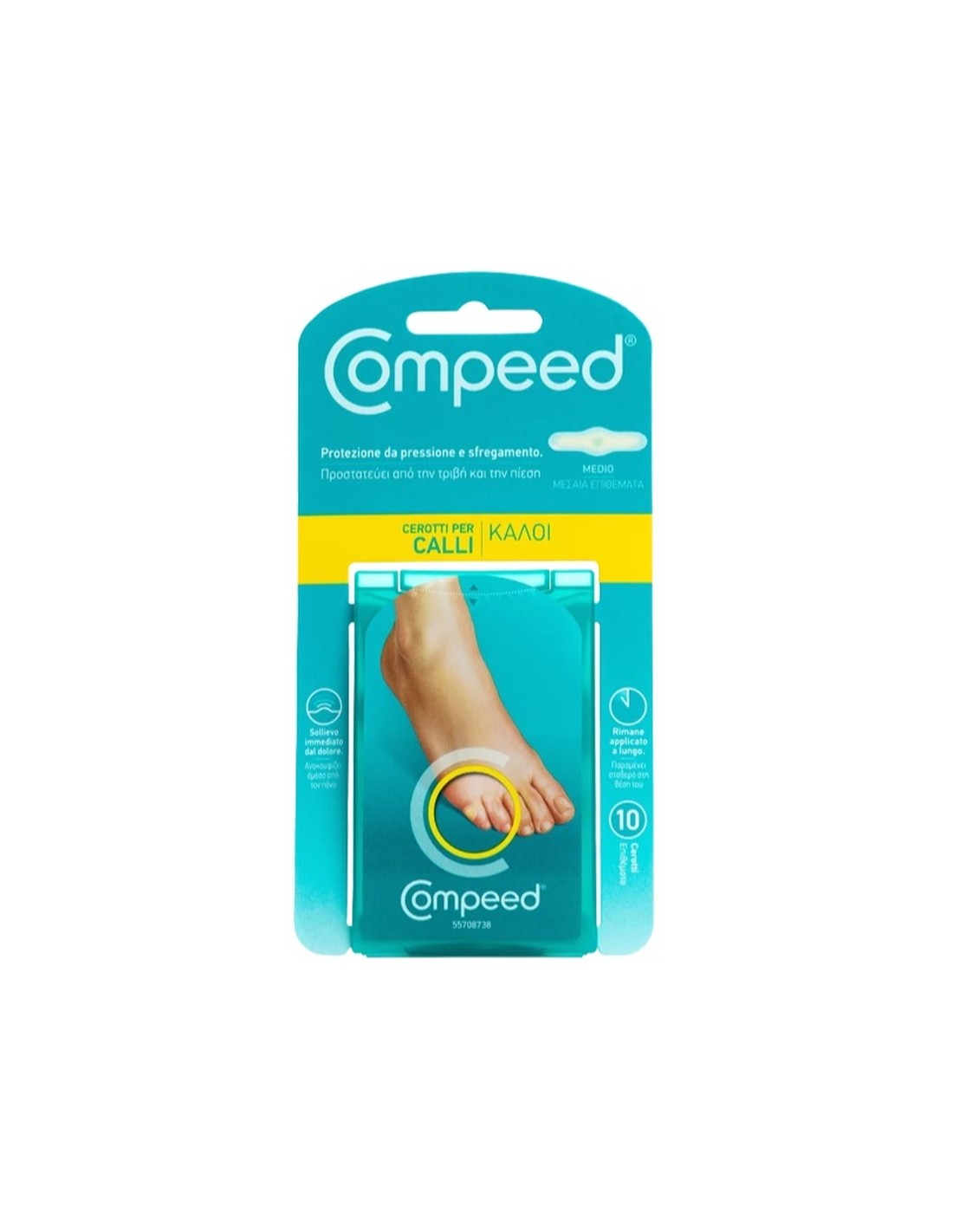 Compact Calli COMPEED CALLI MEDIO 10PZ