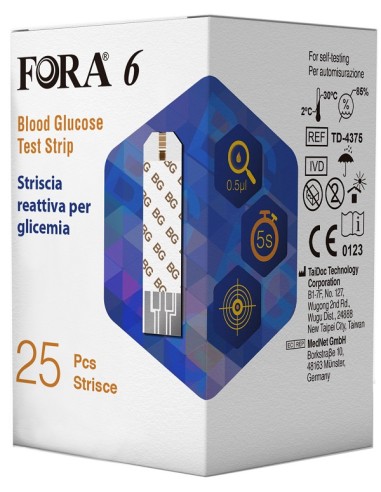 FORA6 STRISCE GLICEMIA 25PZ