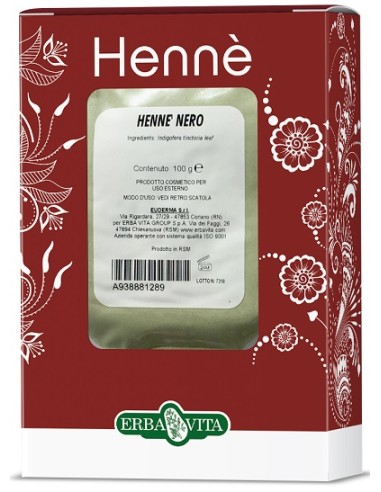 HENNE COLOR CAP NERO 100G
