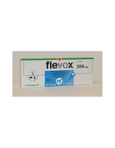 FLEVOX SPOTON 1PIP 20-40KG CA