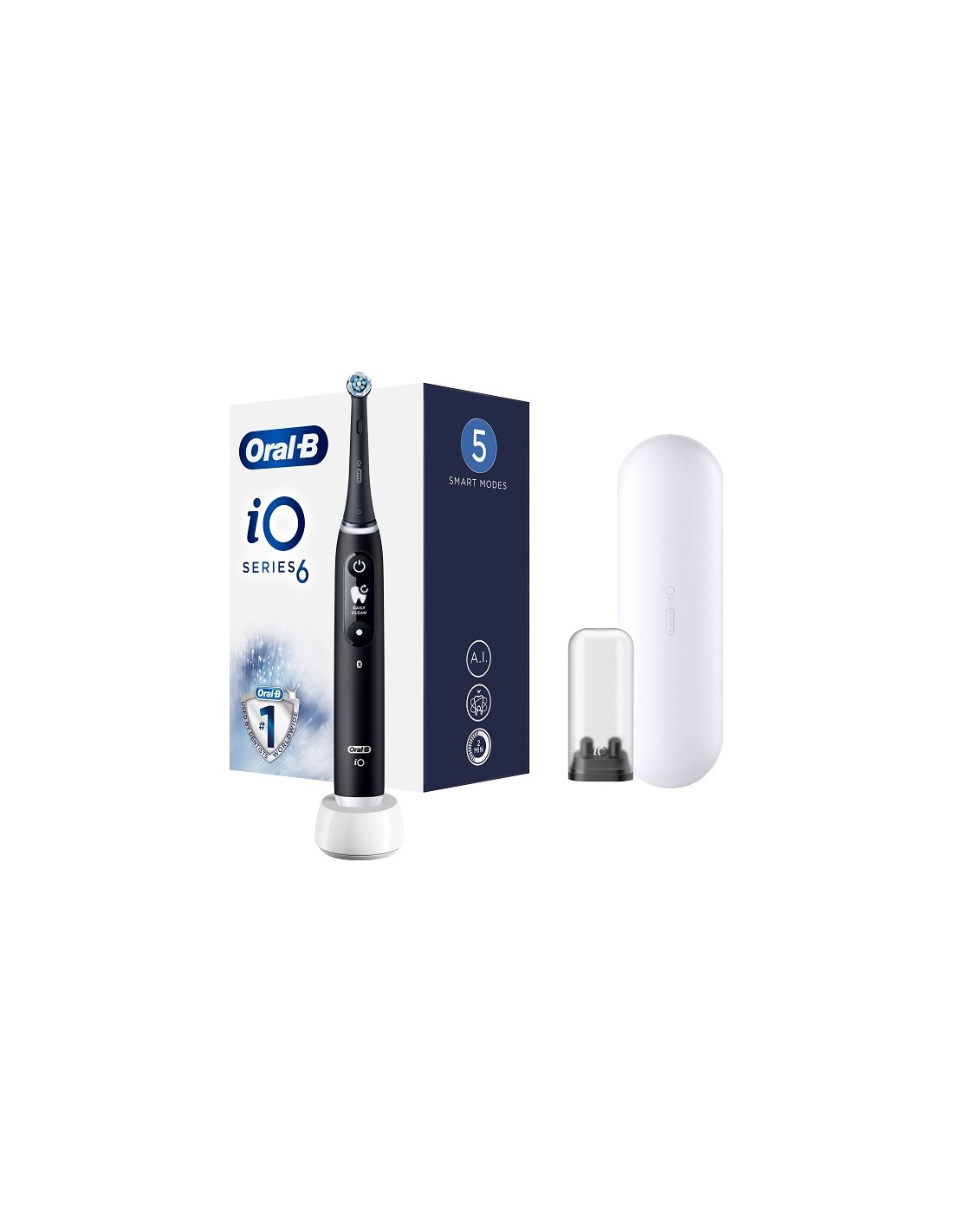 ORAL-B iO SERIE 6 BLACK SPAZZOLINO+ 2 TESTINE