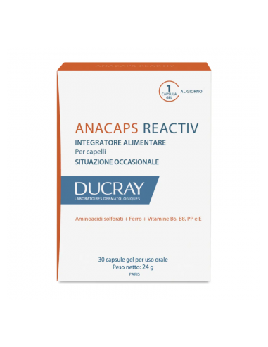 ANACAPS REACTIV CAPELLI 30 CPS DUCRAY