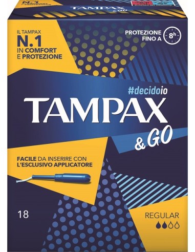TAMPAX &GO REGULAR 18PZ