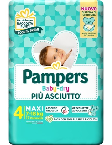 PAMPERS BD DOWNCOUNT MAXI 17PZ