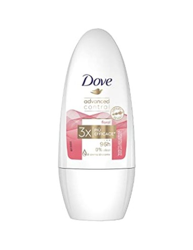 DOVE ADVANCE CONTROL FLORAL ROLL ON
