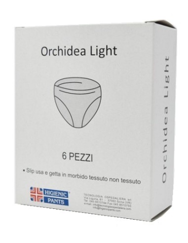 ORCHIDEA LIGHT SLIP MONOUSO TAGLIA M 6PZ