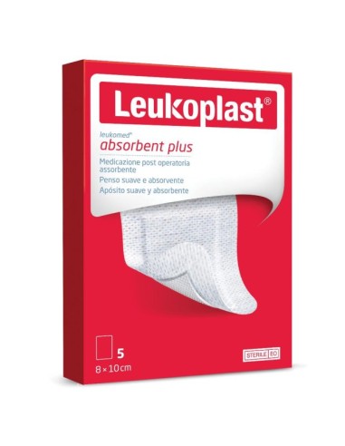 Leukomed Medic Cerotto con Garza Tessuto Non Tessuto 10X20 Cm