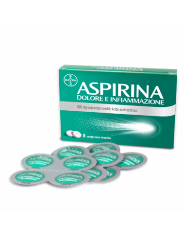 ASPIRINA DOLORE INF 8CPR 500MG
