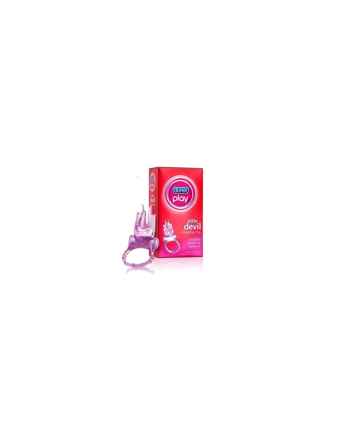 vibrating testicle ring Durex® Vibrating Ring Clitoris Stimulation Devil Ultra Fire Finger main image 1