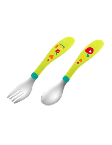 CH STAINLESS STEEL CUTLERY 18M+ GREEN