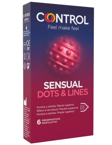 CONTROL SENSUAL DOTSLINES 6PZ